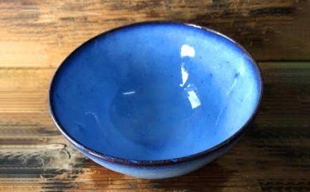 龍善ブルー ご飯茶碗  大サイズ        