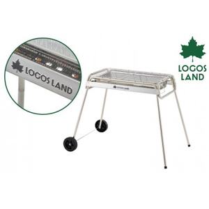 LOGOS LAND キャスターグリル(防水カバー付) BBQやアウトドアで活躍! 81060760_雑貨・日用品 アウトドア用品 スポーツ・アウトドア用品 _