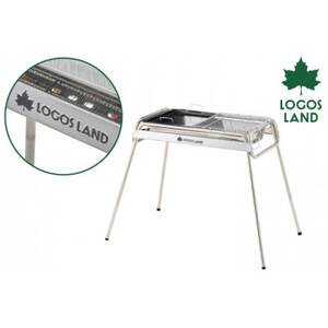 LOGOS LAND チューブラルグリル XXL BBQやアウトドアで活躍します! 81060750_雑貨・日用品 アウトドア用品 スポーツ・アウトドア用品 _