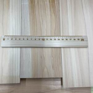 京都府産のヒノキから作った 木の定規 1枚 (20cm)_雑貨・日用品 文房具・印鑑 _