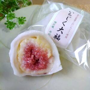 いちじく大福 6個入り_菓子・スイーツ 大福 だいふく ダイフク_[配送不可地域:離島]