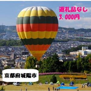 [返礼品なし]ふるさと城陽応援寄附金 3,000円