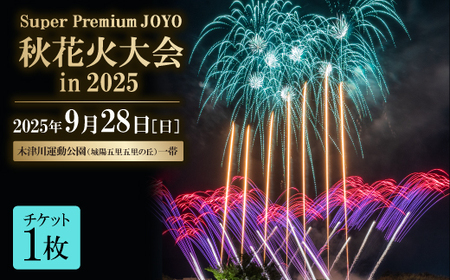 [2025年9月28日開催]花火チケット1名分 秋花火大会in京都城陽 秋の夜空を彩る夏の思い出を
