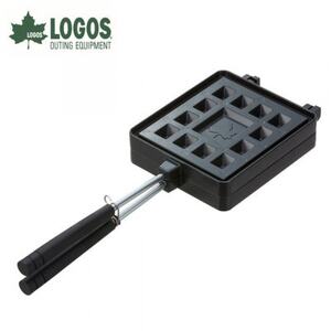 LOGOS ワッフルパン 着脱可能ハンドルでコンパクト収納。お手入れ簡単 81062242