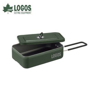 LOGOS カラーメスキット グリーン ソロキャンプや少人数レジャーで大活躍 88230254