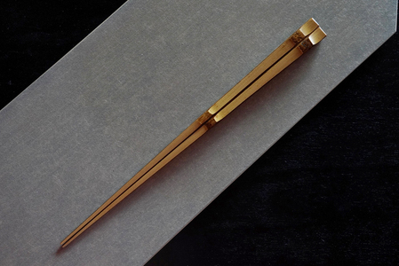 京都長岡京産 二節箸 夫婦セット|普段使い箸 来客用箸 贈り物ギフト二節竹箸 [1641]