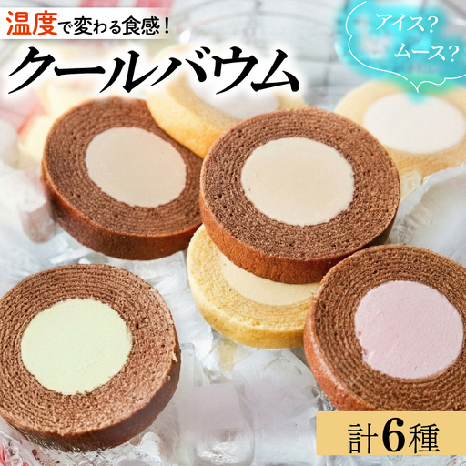 クールバウム アソート6種 バウムクーヘン アイス 京都