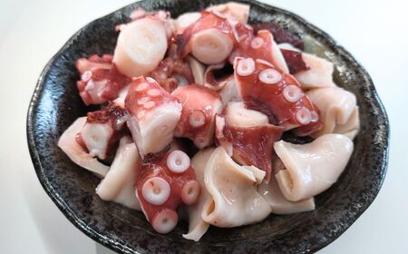 [無添加・訳あり]網走産ボイルカットタコ(ヤナギダコ)1kg(200g×5入) ABAE018 | ヤナギダコ たこ タコ カット