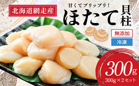 【2026年新物先行予約】網走前浜産 無添加ホタテ貝柱【 300g (300g×1 】（2026年6月15日より順次発送） ABAI043 | ホタテ