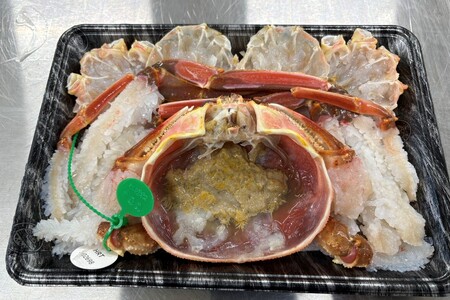 蟹しゃぶセット(間人蟹約800g×1杯分/蟹味噌付き・カニだし付き)
