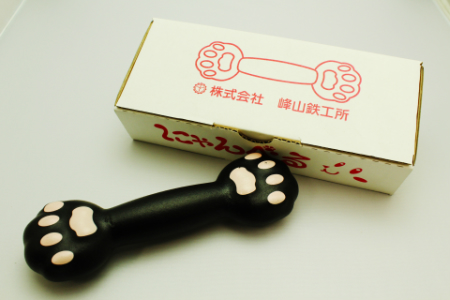 ダンベル/にゃんべる(猫の手+ダンベル) 500gゴム 猫グッズ・運動器具・ネコグッズ・インテリア