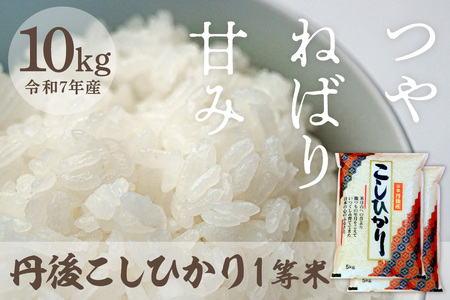 コシヒカリ1等米令和7年産10kg(5kg×2)｜コシヒカリ