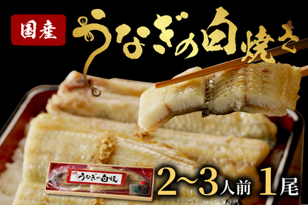 うなぎ/うなぎの白焼き2~3人前(1尾)ウナギ特製タレと山椒付き うなぎの白焼きセット・うなぎの白焼き・うなぎ1匹