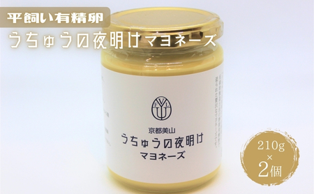 うちゅうの夜明けマヨネーズ 2個セット 調味料 マヨネーズ 有精卵 米酢使用 京都府 南丹市 [※3月15日以降出荷]