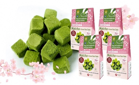 コロコロ抹茶キューブ 桜(微糖)(30個入り×4箱)[ 有機 オーガニック 無農薬 宇治抹茶 抹茶キューブ 凍結乾燥 抹茶 スイーツ 桜 桜フレーク お菓子 おかし ]