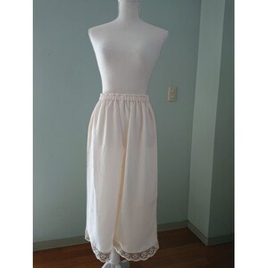 シルクペチコート ロング白生成 シルクレース付 丹後ちりめん_装飾品・工芸品 女性・レディース 洋服 _