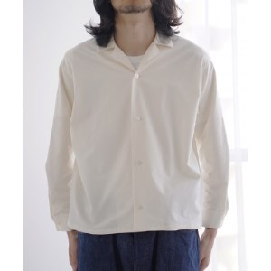 Kinudian パジャマシルクシャツ ホワイト フリーサイズ