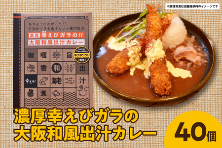 濃厚幸えびガラの大阪和風出汁カレー 180g×40個