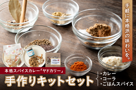 本格スパイスカレー「ヤドカリー」 手作りキットセット(カレー&コーラ&ごはんスパイス)