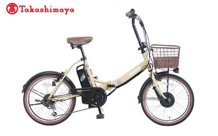 高島屋 PELTECH 20型ノーパンク折り畳み電動アシスト自転車MK[高島屋選定品]