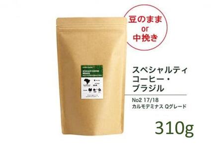 [豆]#901 ブラジル カルモデミナス Qグレード コーヒー豆 310g 当日焙煎 大山珈琲