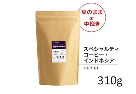 [豆]#906 インドネシア・マンデリン ミトラ G1 コーヒー豆 310g 当日焙煎 大山珈琲