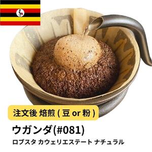 [粉]コーヒー #081 ウガンダ ロブスタ カウェリエステート ナチュラル 310g 当日焙煎 大山珈琲