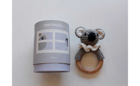 HOPPL 手編みamimals(アミマルズ) ガラガラ Koala