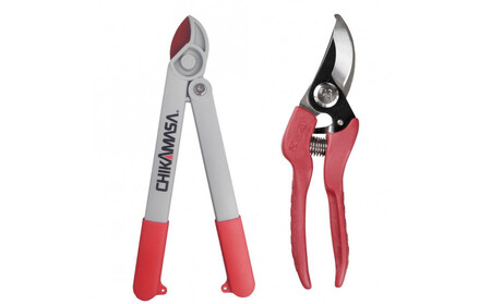 庭木のお手入れに 剪定ツールセット(ロッパー・剪定鋏2点セット)