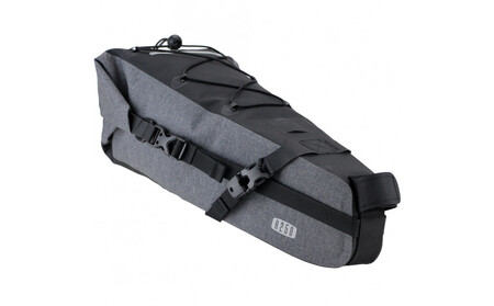 R250 防水サドルバッグ2  ハイブリッド ラージ グレー/ブラック