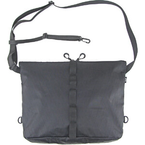 R250 サコッシュ3 ファスナー付き  アーガイルリップストップ  カラー:ブラック