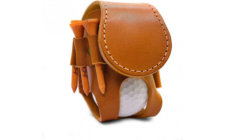 ゴルフボールホルダー[キャメル]