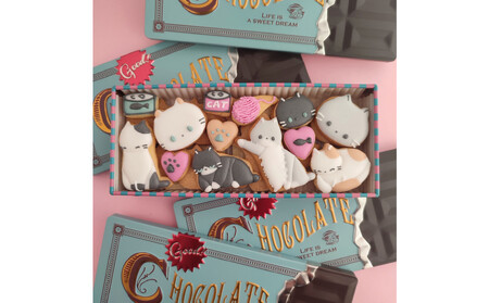 可愛いねこのクッキー缶