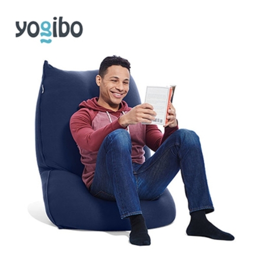 ヨギボー ライト ネイビーブルー Yogibo Lite ビーズクッション 1人掛け ローソファ スリム 軽量 コンパクト 新生活 省スペース 洗えるカバー インテリア 家具 ギフト 大阪府 岸和田市