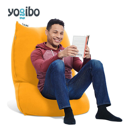 ヨギボー ライト アンバーゴールド Yogibo Lite ビーズクッション 1人掛け ローソファ スリム 軽量 コンパクト 新生活 省スペース 洗えるカバー インテリア 家具 ギフト 大阪府 岸和田市