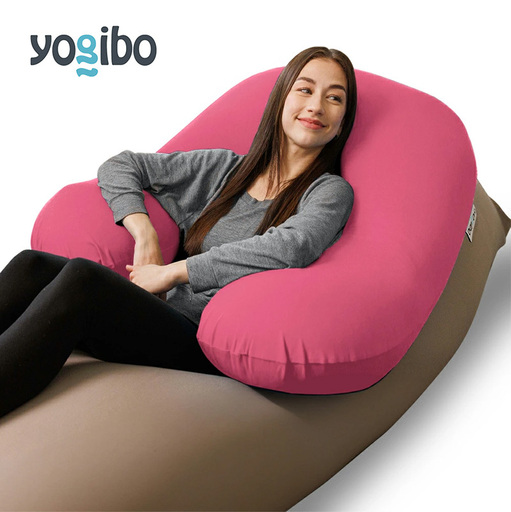 ヨギボー サポート ダスティピンク Yogibo Support 授乳クッション 背もたれ 肘置き U字型 ビーズクッション 妊婦 マタニティ 読書 洗えるカバー インテリア 大阪府 岸和田市