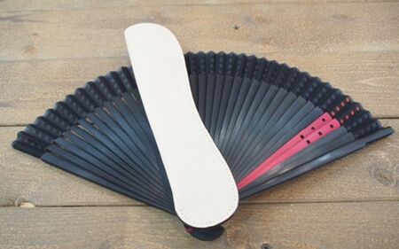 扇子ケース[ココア(こげ茶)]本革でしっかり収納!大事な扇子を守ります![lfco0001-2]