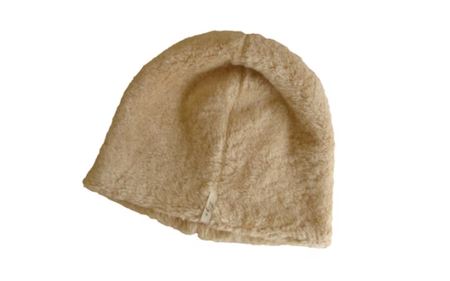 [ブラウン]帽子 オーガニックコットン 無染色 暖かボアワッチ[canl0001-1]