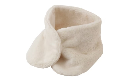 【ナチュラル】マフラー　オーガニックコットン 無染色　ボア襟マフ【canl0014-2】