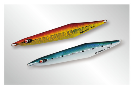 メタルジグ BOWMAN 2本セット(アカキン・マイワシ)釣り[fuji0001]