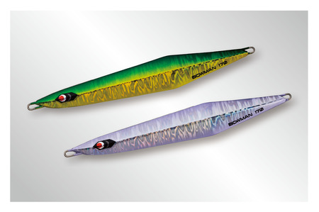 BOWMAN150g 2本セット(グリーンゴールド・ケイムラシルバー)[fuji0003]