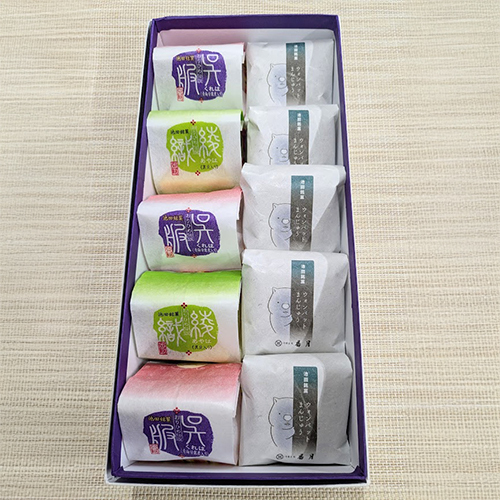 [83-03]ウォンバットまんじゅう・おりひめ伝説10個入り