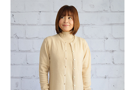 希少ベビーカシミヤ100% 女性 カーディガン L ベージュ 1枚 20402L BE [0898]