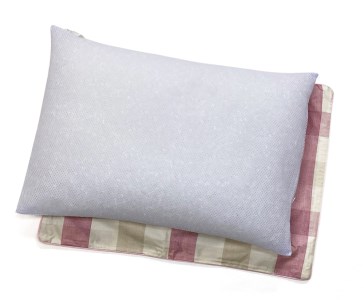 高さ調整簡単 パイプ枕 1個 枕カバー 2枚 ピンク(マドラス) [2280]