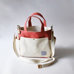 [ころりん工房]ふとっちょころりんミニ/ピンク/富士金梅 8号帆布バッグ [3375]