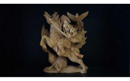 だんじり彫刻 馬乗り(騎馬武者)