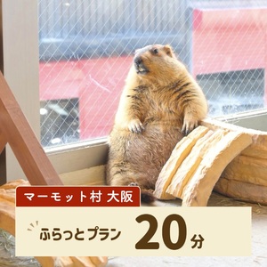 マーモット村大阪 体験チケット(ふらっとプラン) [2608]
