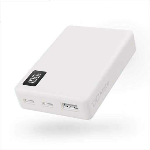 CIO モバイルバッテリー 10000mAh Mate Powerbank 001 ナチュラルホワイト [2674]