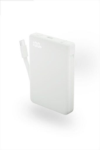 CIO モバイルバッテリー 5000mAh Mate Powerbank 002 ナチュラルホワイト [2680]