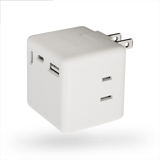 CIO 充電器 電源タップ コンセント マルチタップ 急速充電 USB-C×2 USB-A×1 Mate Tap001 ナチュラルホワイト [2686]